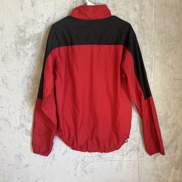 Vintage The North Face Red & Black Windbreaker Full Zip Jacket Mens Size Large - Picture 5 of 9